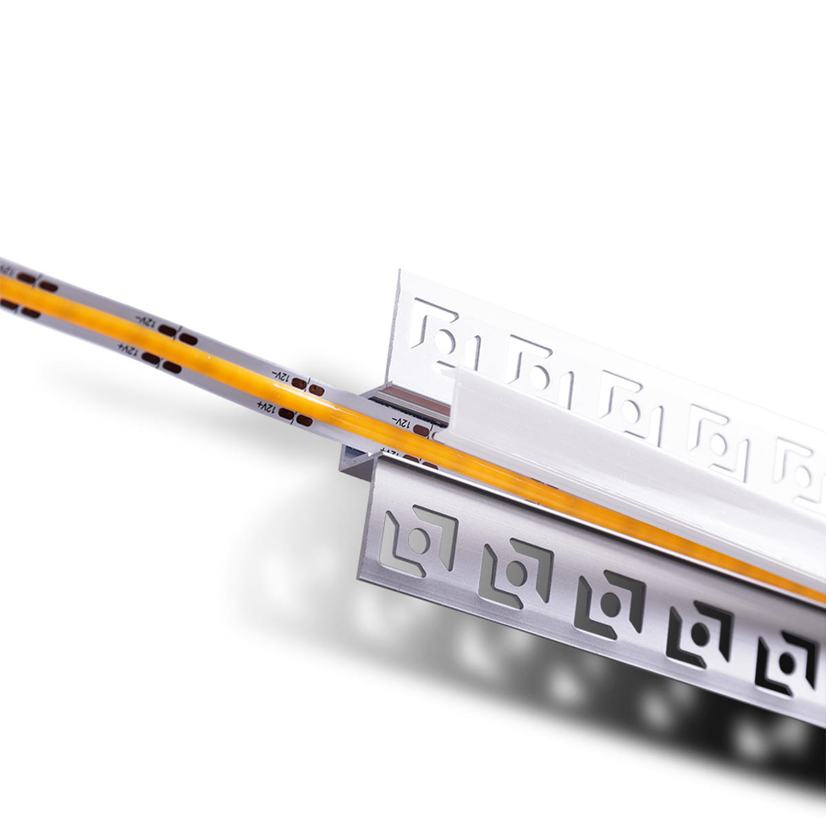 Forsænket LED alu profil 9mm | 2m