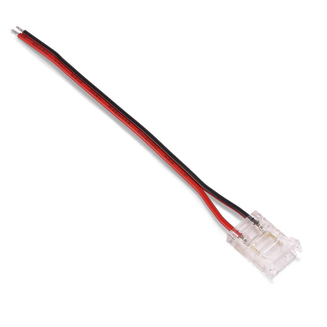 Presse stik med 50cm kabel for 10mm COB strip - Ny type