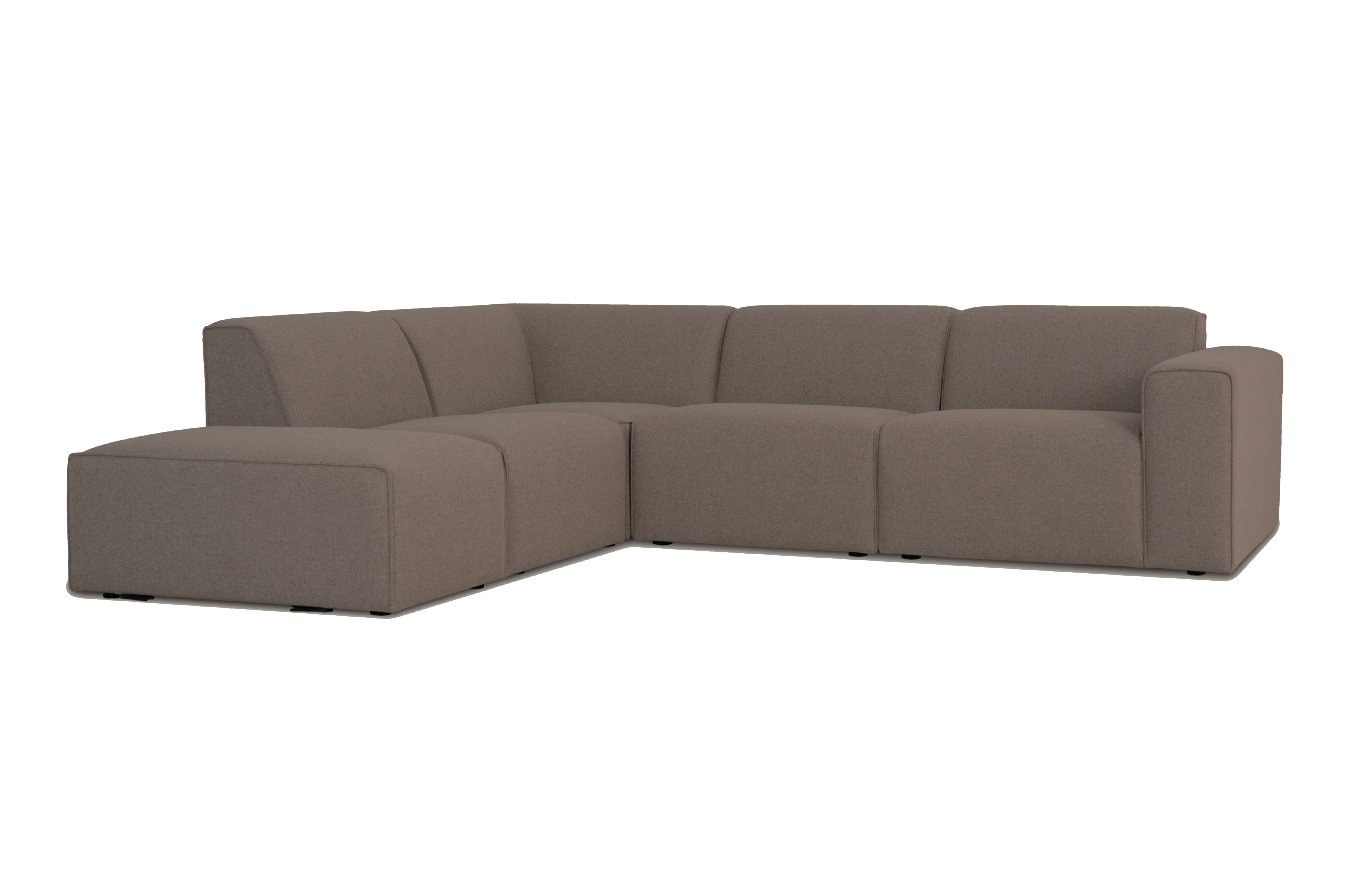 Manhattan | Hjørnesofa med open end | Smalle moduler| Black November Edition