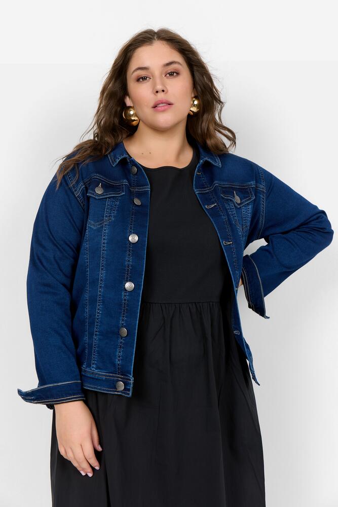 Denim Jakke - WA-SUMMER - Mørk Denim - Wasabi Concept