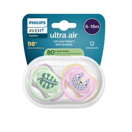 Philips Avent, 80 % Plantebaseret, Ultra Air, Str. 2 (6-18 Mdr.)