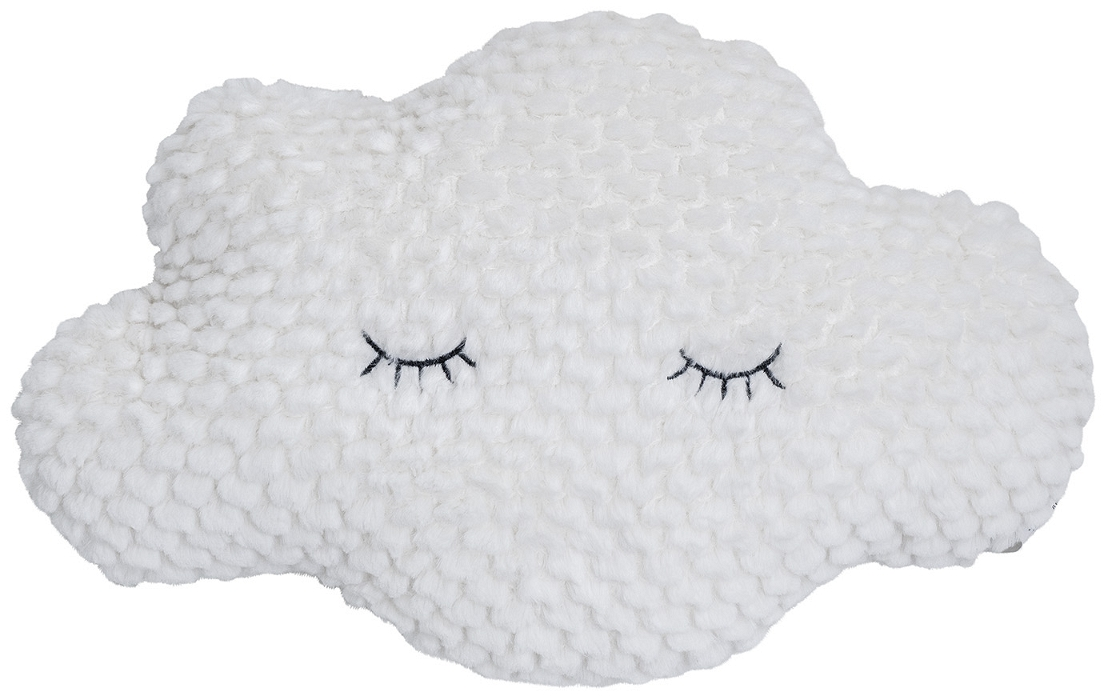 Børnepude Bloomingville Mini Windy skyformet polyester hvid H30xB15xL45 cm