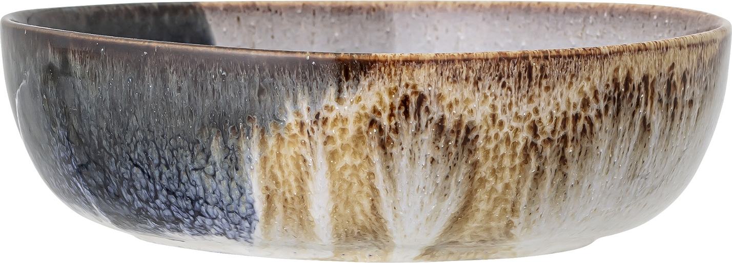 Serveringsskål Bloomingville Jules håndlavet stentøj multi glasur Ø17,5 cm 750 ml