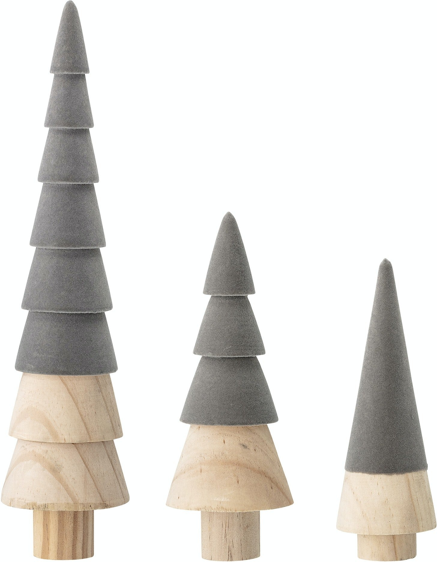 Juledekorationstræ Bloomingville Theaceae Ø6,5×27 cm Grå/Natur bordpynt