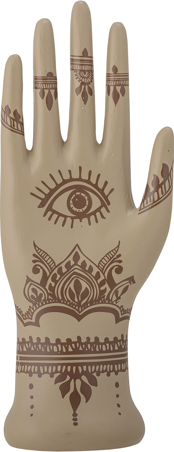 Bloomingville smykkestativ Rinor resin brun H20 cm dekorativ opbevaring