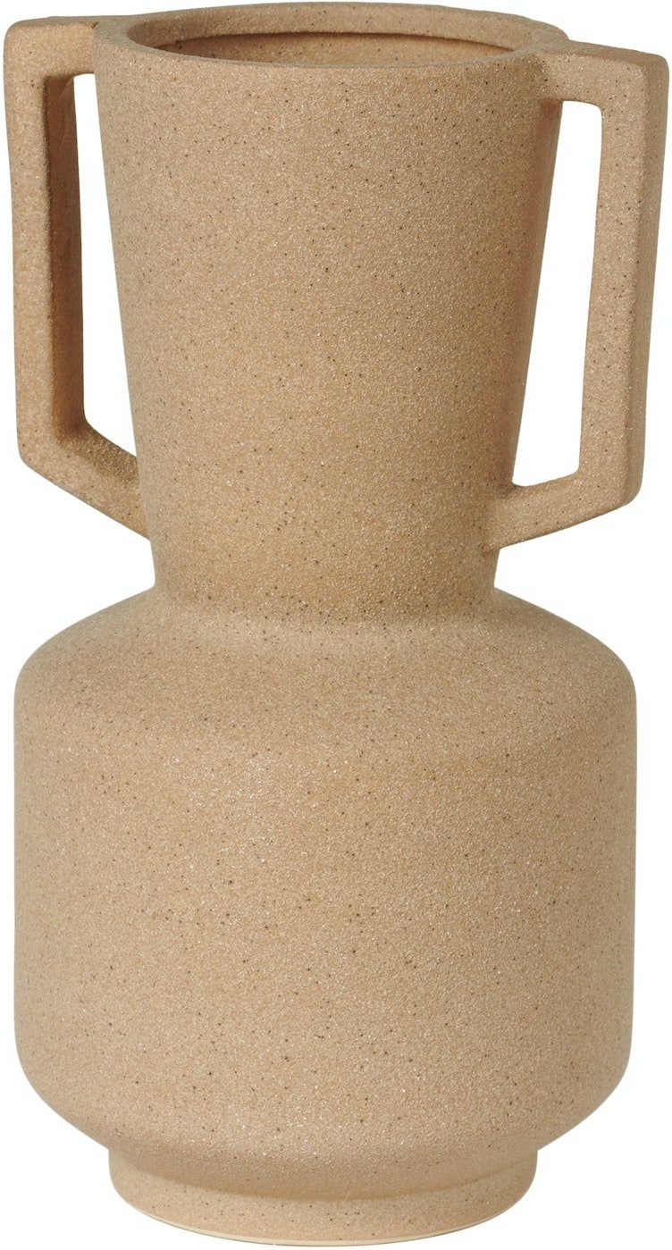 Keramisk vase Broste Copenhagen Simi orange H43 x B22,5 x L25,5 cm