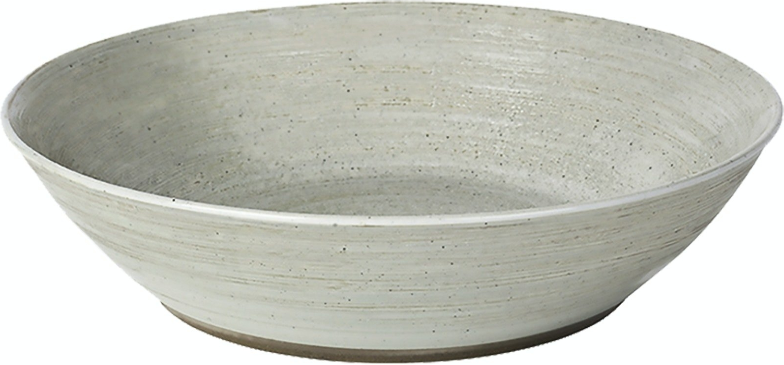 Salatskål og serveringsskål Broste Copenhagen Grød Ø30 cm sandfarvet stentøj