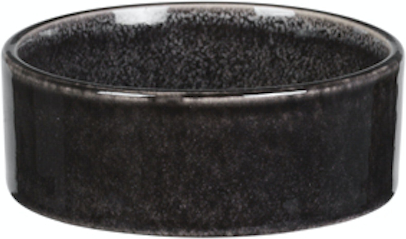 Serveringsskål Broste Copenhagen Nordic Coal grå stentøj Ø8 x H3 cm