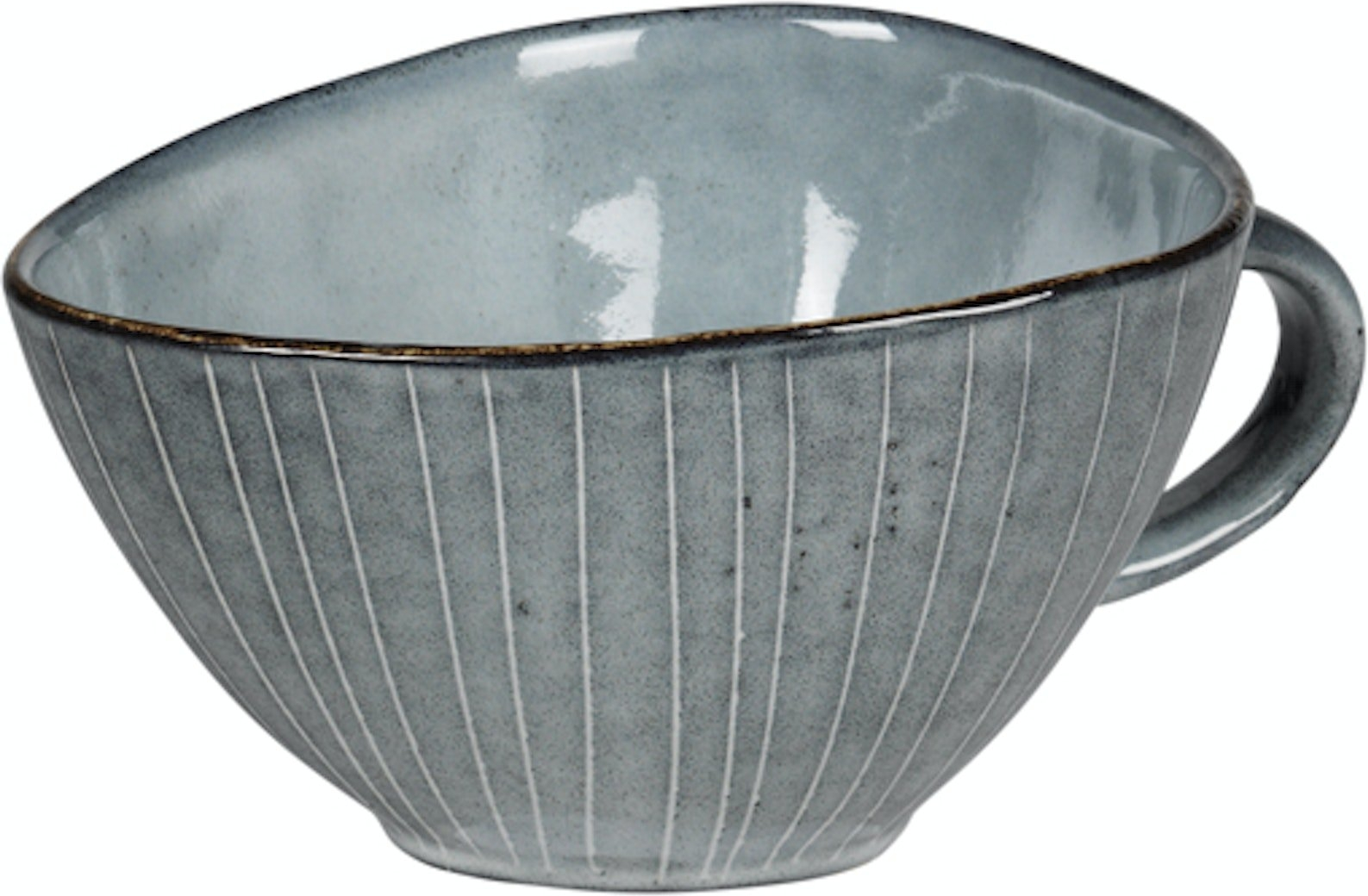 Dip- og sauceskål Broste Copenhagen Nordic Sea blå stentøj 40 cl