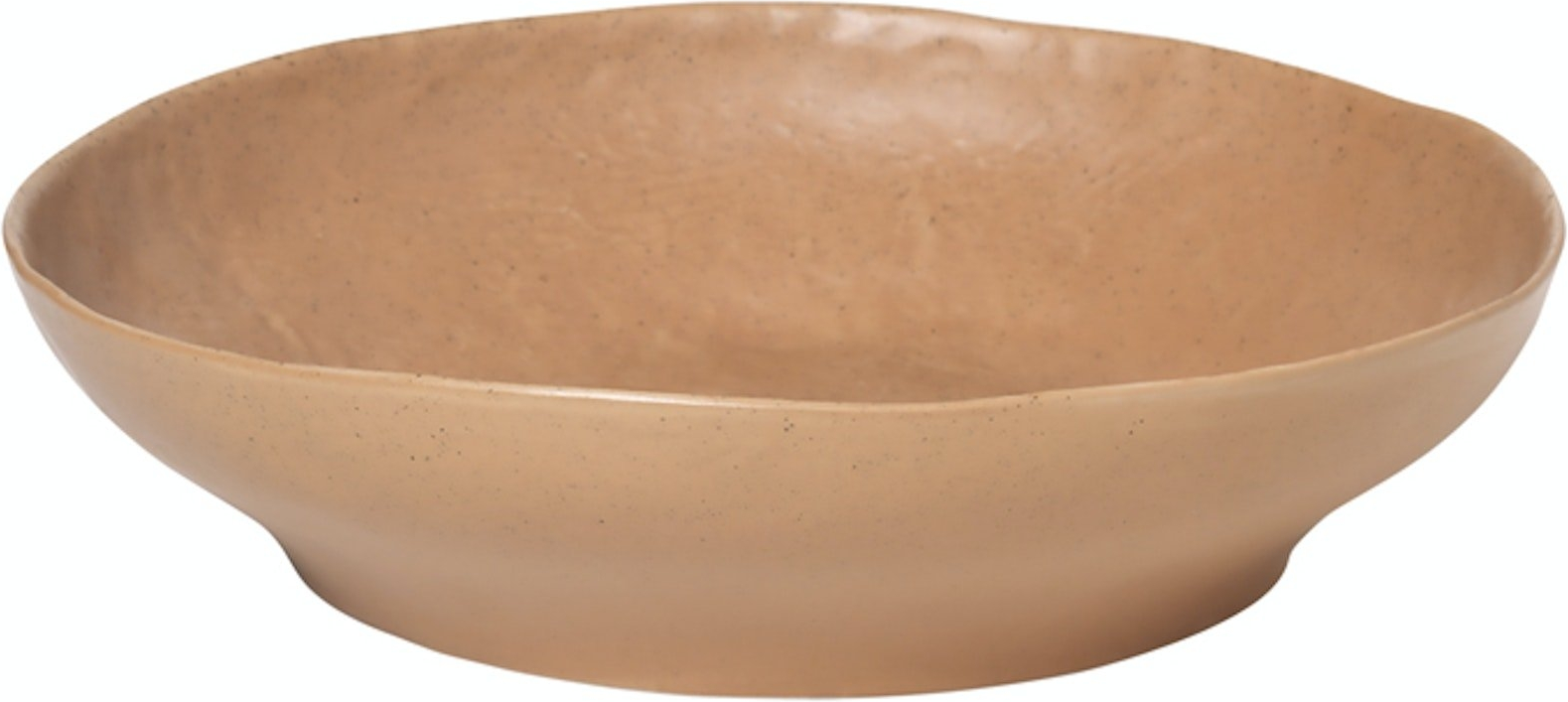 Serveringsskål i porcelæn Broste Copenhagen Shape Ø26,5 cm orange