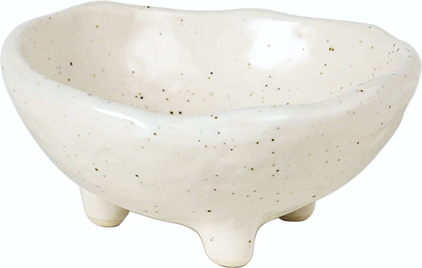 Skål Ø8,5 x H3,5 cm Broste Copenhagen Nordic Vanilla creme stentøj