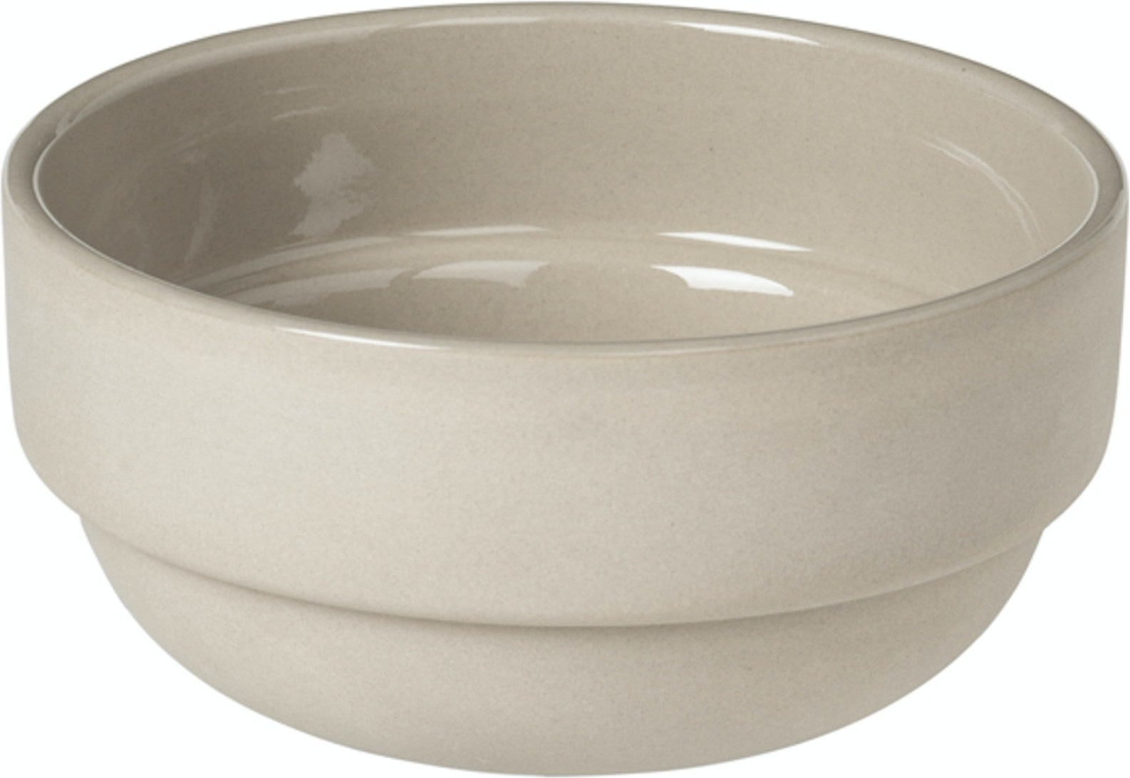Stentøjsskål Broste Copenhagen Nordic Bistro Beige Ø15 x H7,3 cm