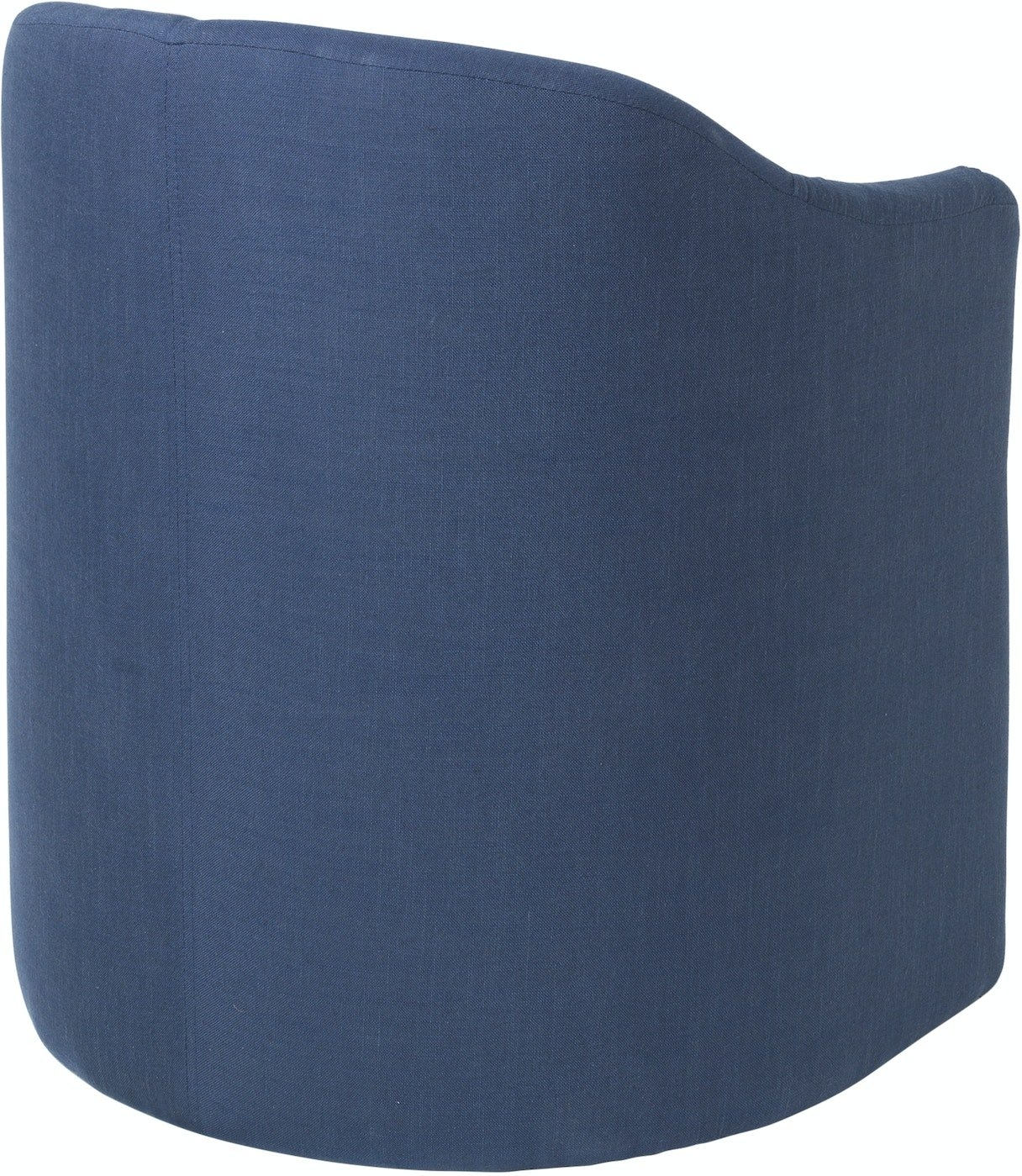 Loungestol Broste Copenhagen Pond blå polyester-viskose letvægt åndbar lænestol 75x65x66 cm