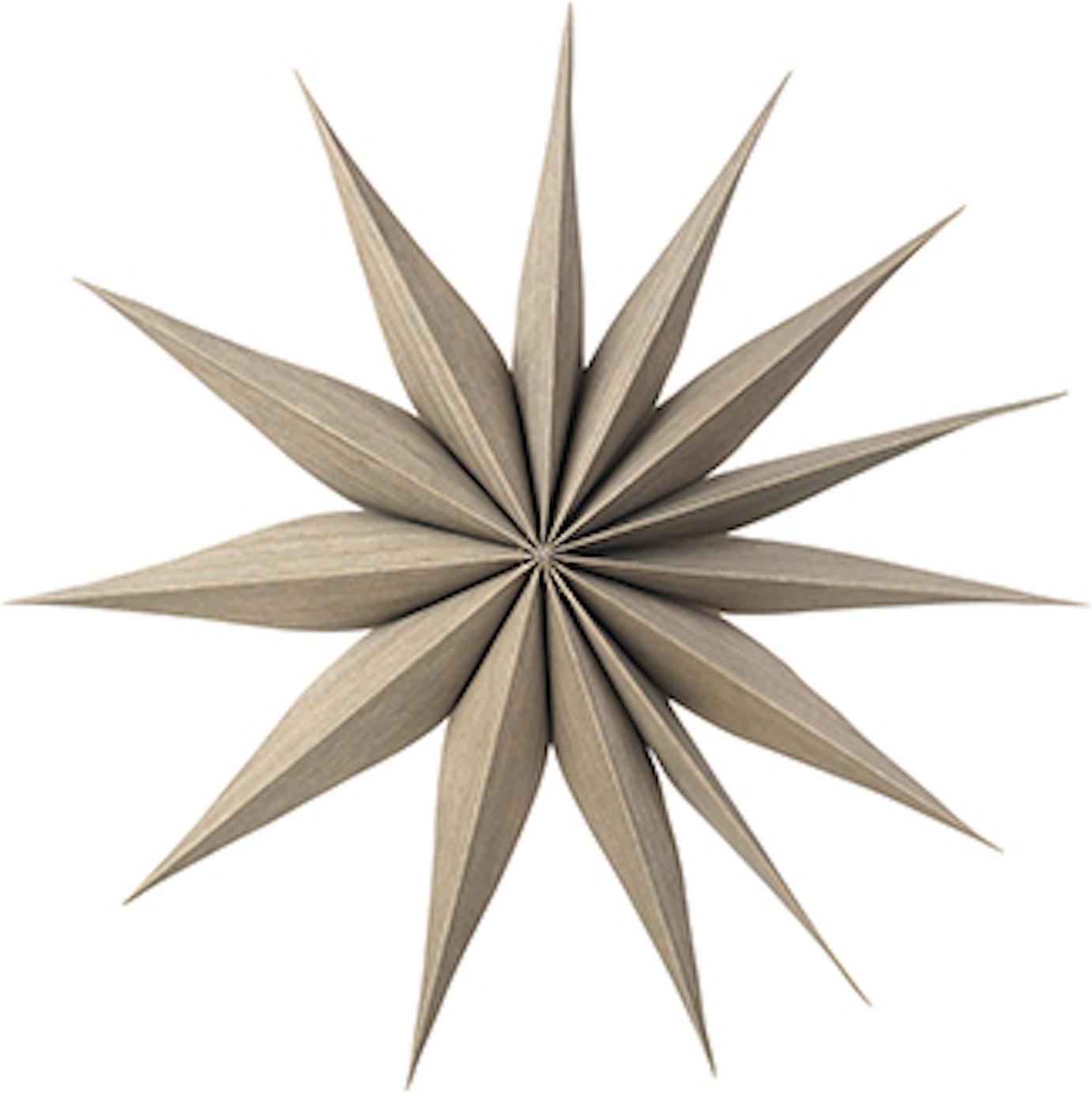 Juledekoration Broste Copenhagen Venok i bæredygtigt træ Ø40 cm, beige