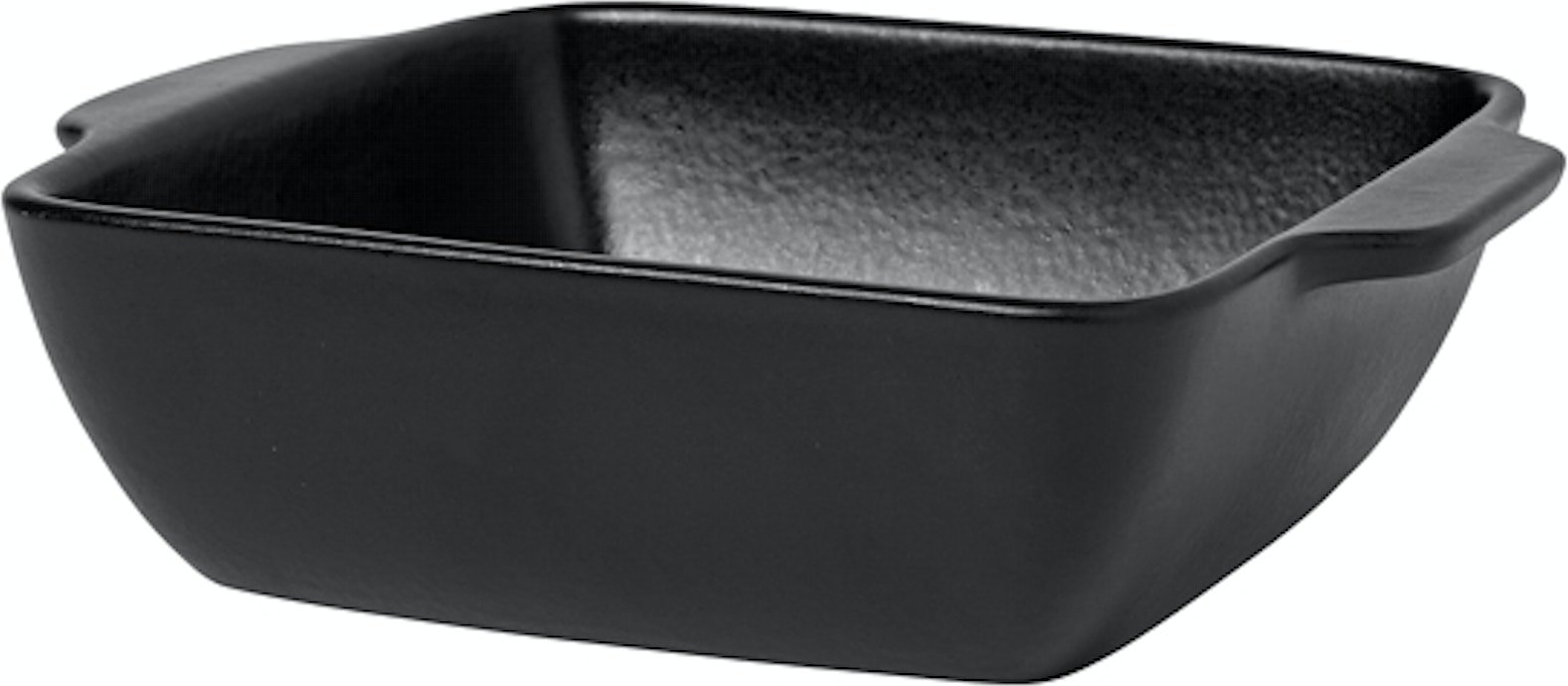 Ovnfast fad Broste Copenhagen Vig sort stentøj 22,5x19x6 cm