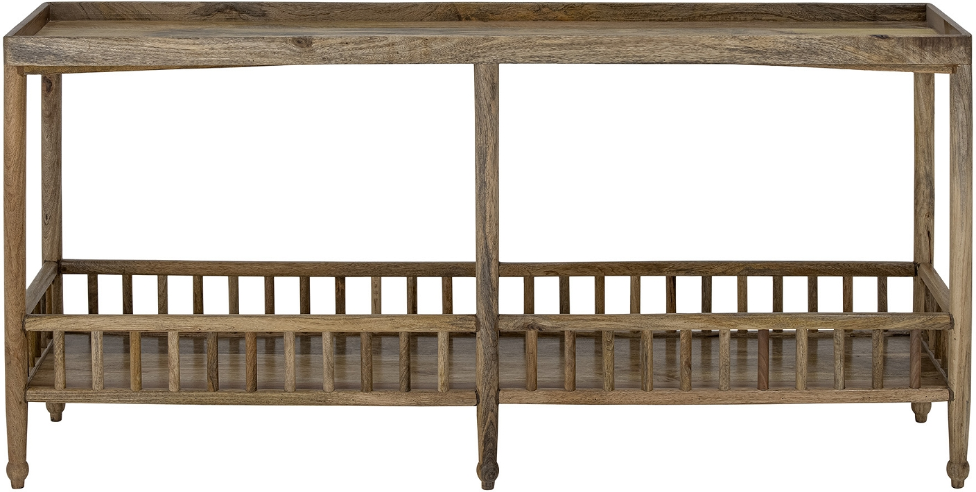 Konsolbord Creative Collection Sali i mangotræ 168x43x80 cm brun