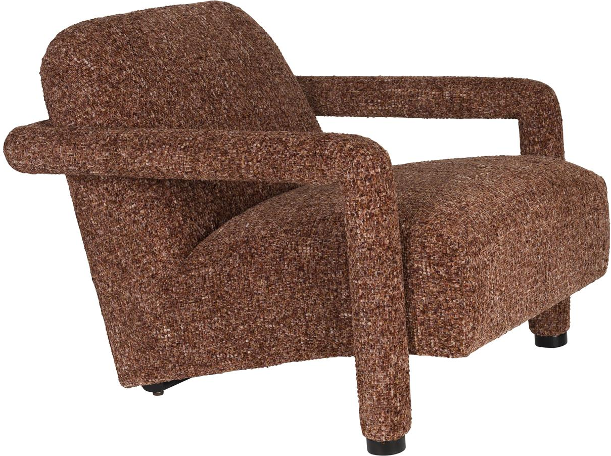 Loungestol Dutchbone Kent Kaffe Bomuldsbetræk med Skumpolstring og Eukalyptustræ