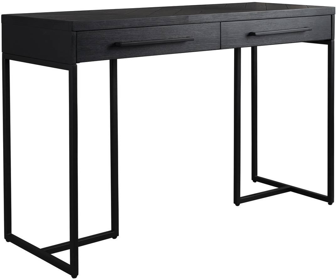 Konsolbord Dutchbone Class - antracit akaciefinér & stål 120x45x78 cm