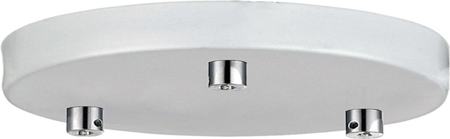 Loftroset med 3 udtag Halo Design Roset Ø22xH4 cm hvidlakeret metal