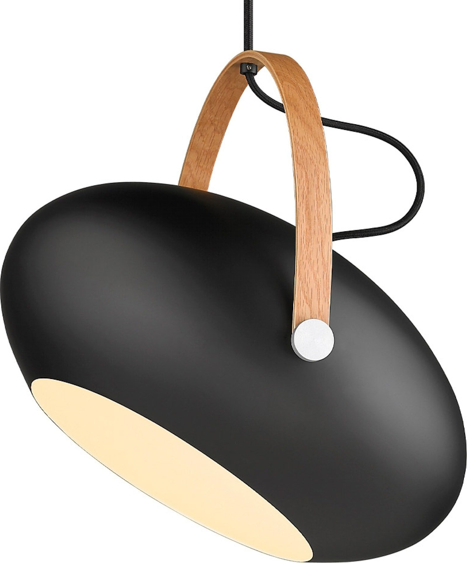 Pendel loftlampe Halo Design DC Ø40 cm sort/eg skandinavisk industrielt design