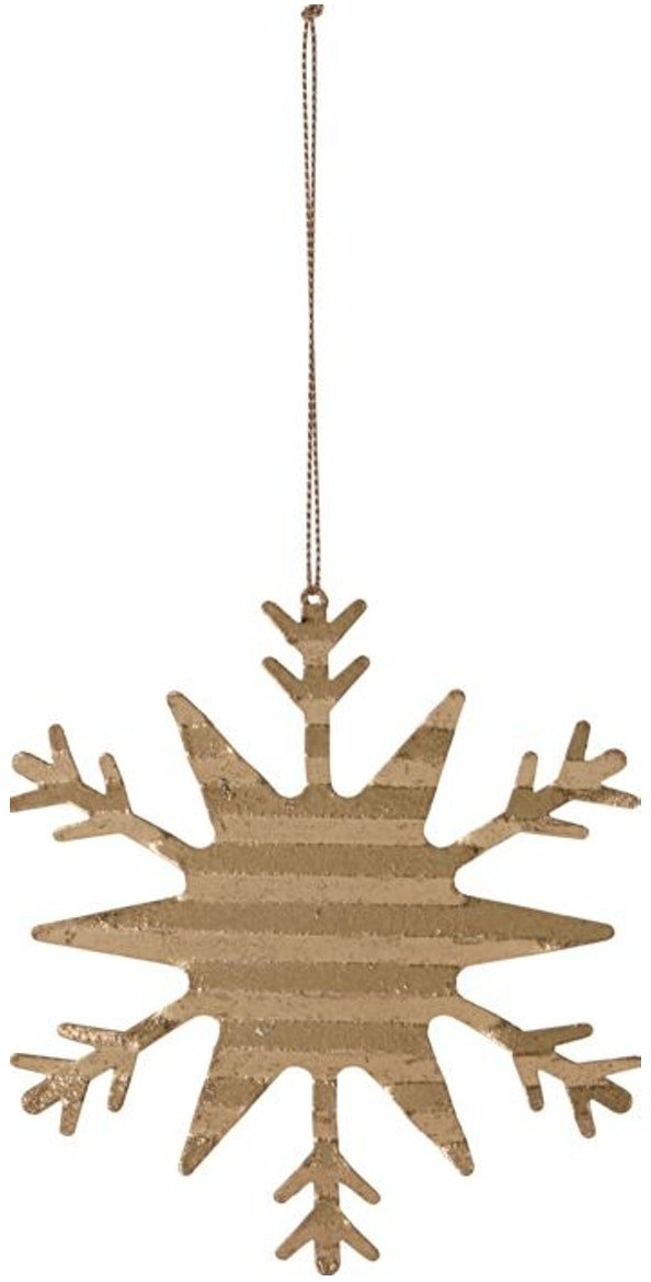 Ornament House Doctor Ornament snefnug messing Ø11,7 cm julepynt