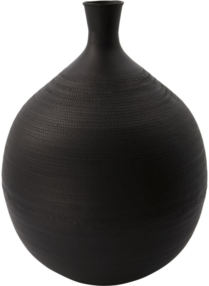 Vase House Doctor Reena ballonformet Ø30×H38 cm mørkebrun aluminium