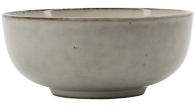Skål/Serveringsskål House Doctor Lake stentøj grå Ø14,5 cm