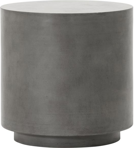 Udendørs sofabord og sidebord House Doctor Out beton Ø50 x H50 cm grå