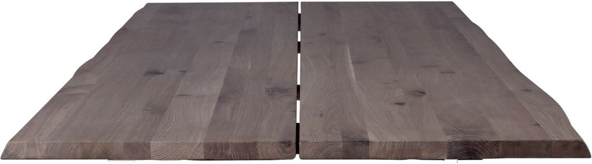 Tillægsplade til spisebord House of Sander Curve i egetræ grå 95x50x3 cm