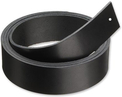 Hyldeophæng House of Sander Alba i ægte sort læder 120 cm