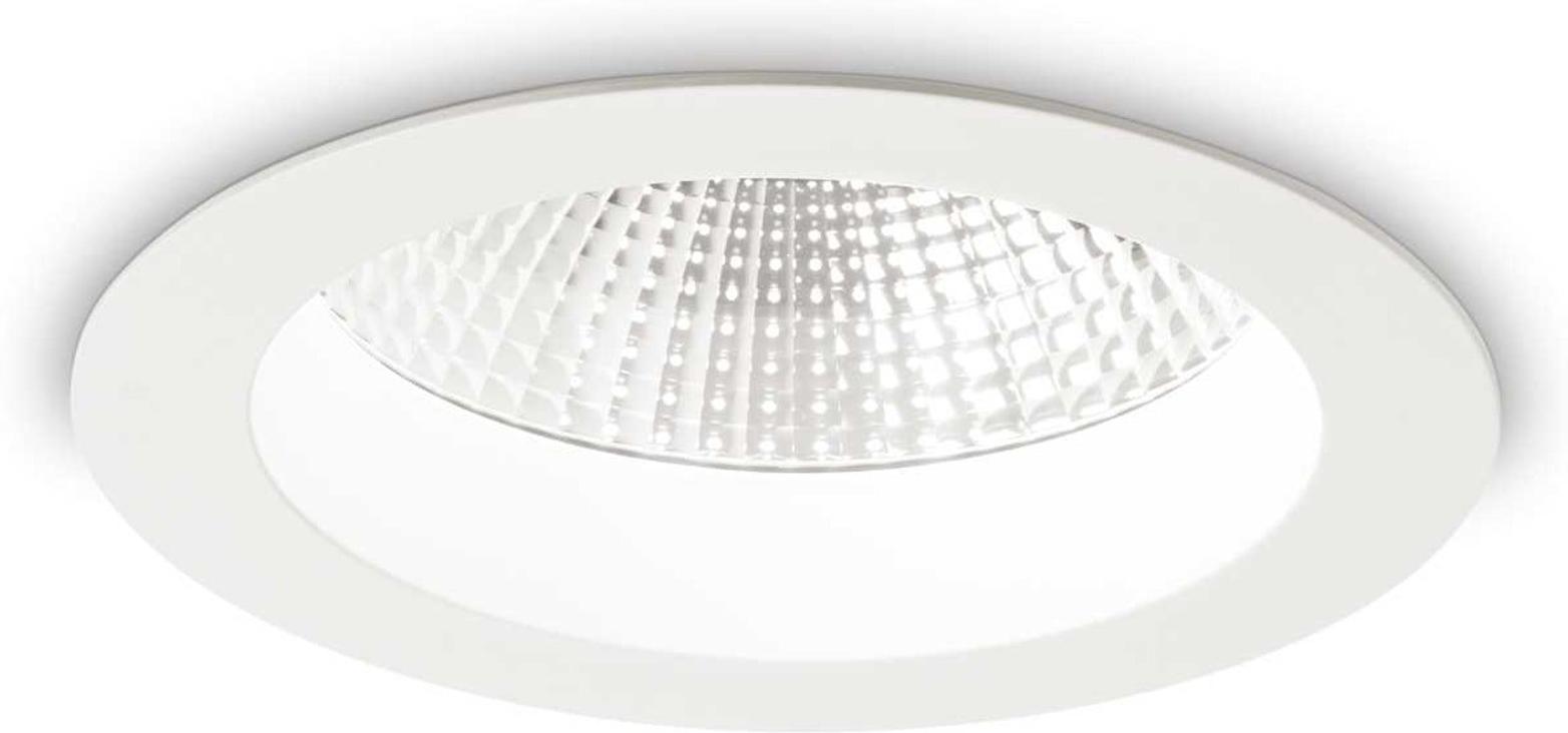 LED indbygningslampe Ideal Lux Basic Accent 20W 2100 lm 4000K IP44 aluminium Ø14,4 cm