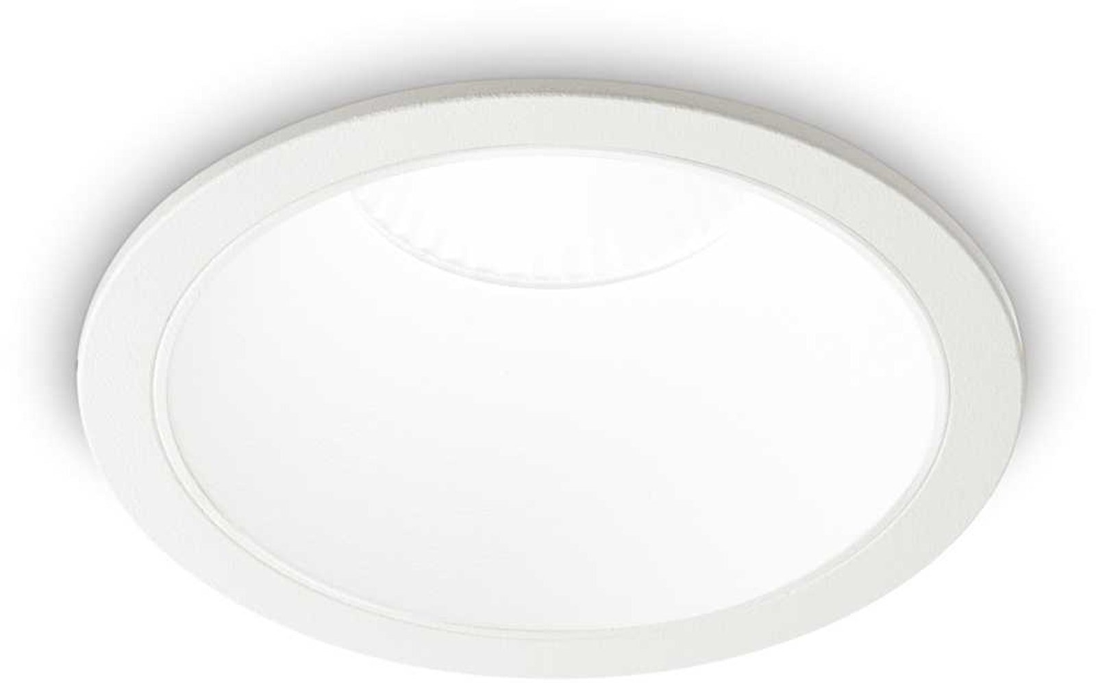 Indbygningslampe Ideal Lux Game downlight Ø8,5 cm integreret LED 830 lm 2700K hvid