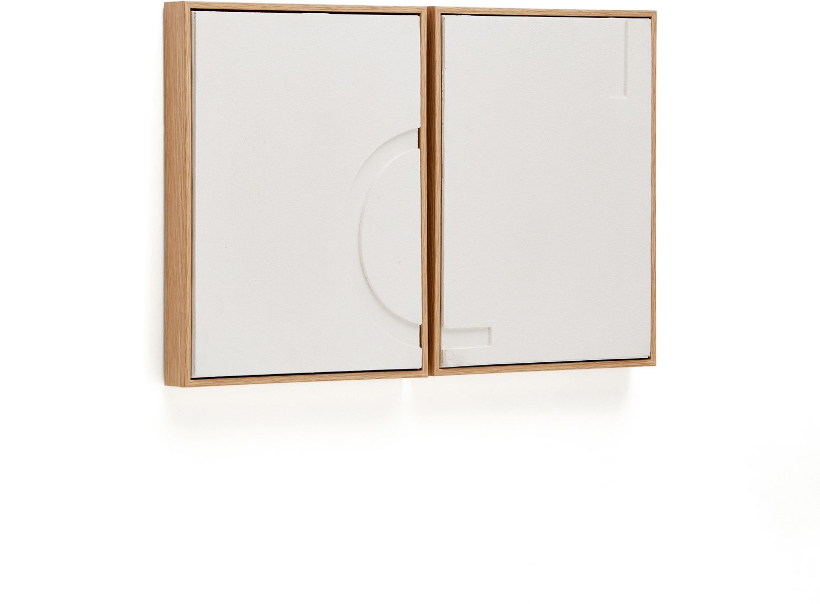 Billedrammesæt Kave Home Sefri 2 stk beige 30x40 cm nordisk moderne
