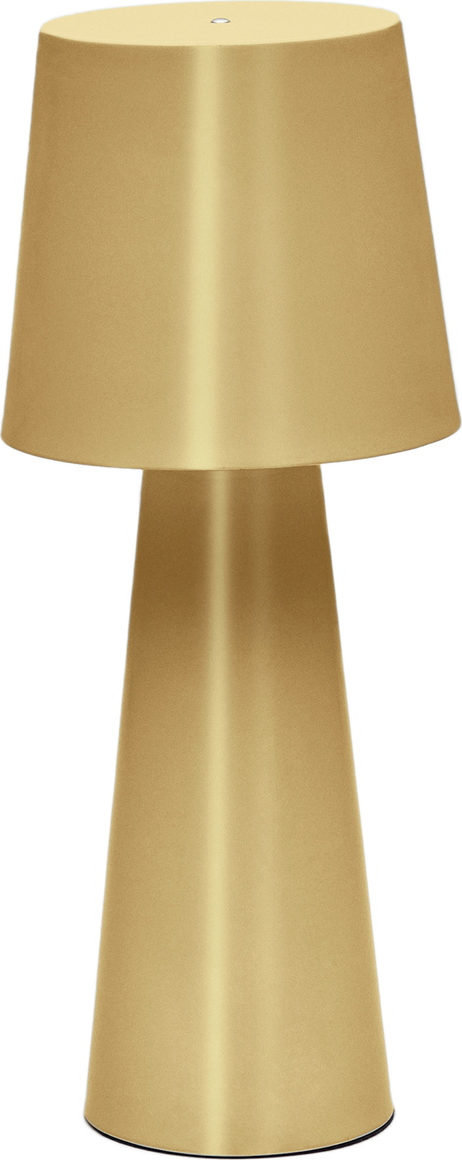 Bordlampe Kave Home Arenys guld metal LED justerbar USB-opladelig bærbar