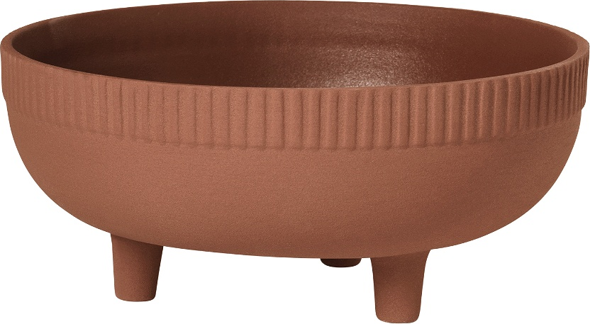 Skål Kristina Dam Bowl terracotta dekorskål rød 44 x 22 x 33 cm