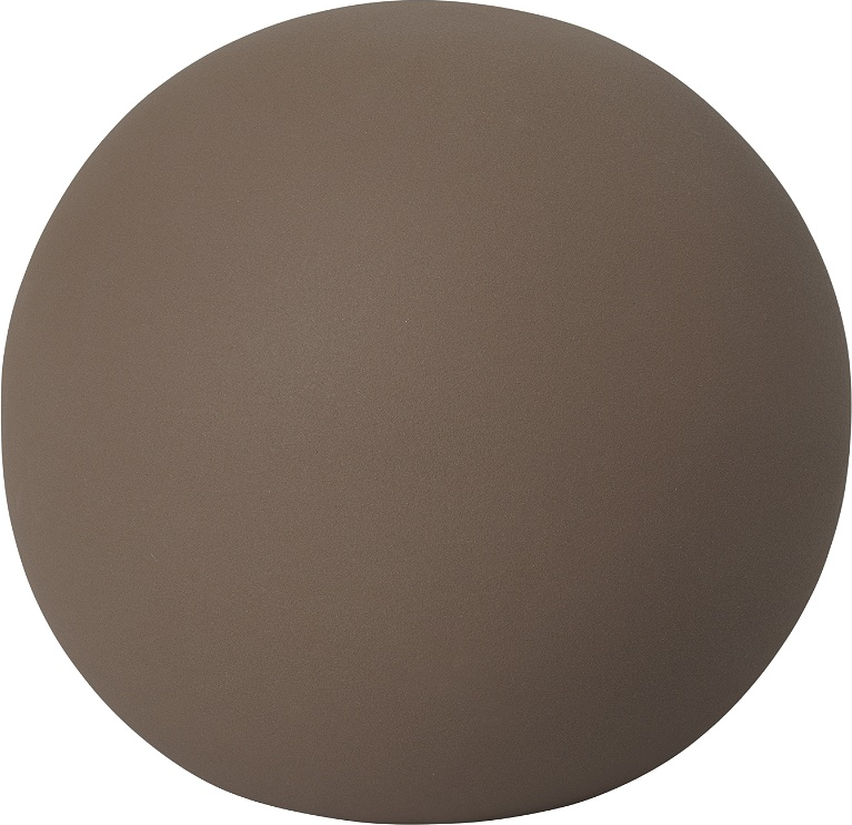 Skulptur Kristina Dam Globe Terracotta Dekorationsfigur Mørkebrun H22 cm