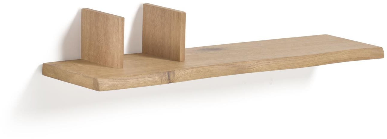 Væghylde Kave Home Rasha - Egetræsfiner Reol, Rustik Kolonial, 100x21x15 cm