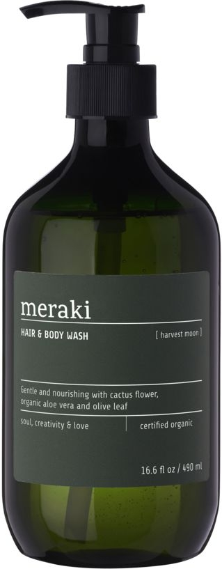 2-i-1 hår- & kropsvask Meraki Men Harvest Moon 490 ml - COSMOS økologisk