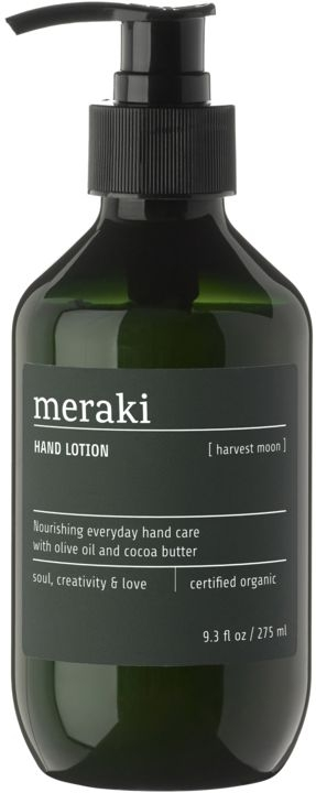 Håndlotion Meraki Harvest Moon plejecreme økologisk COSMOS Ecocert med aloe vera, glycerin & rosmarin