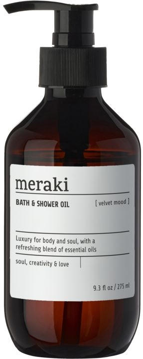 Meraki Velvet Mood bade- og showerolie 275 ml - luksuriøs emulgerende plejeolie