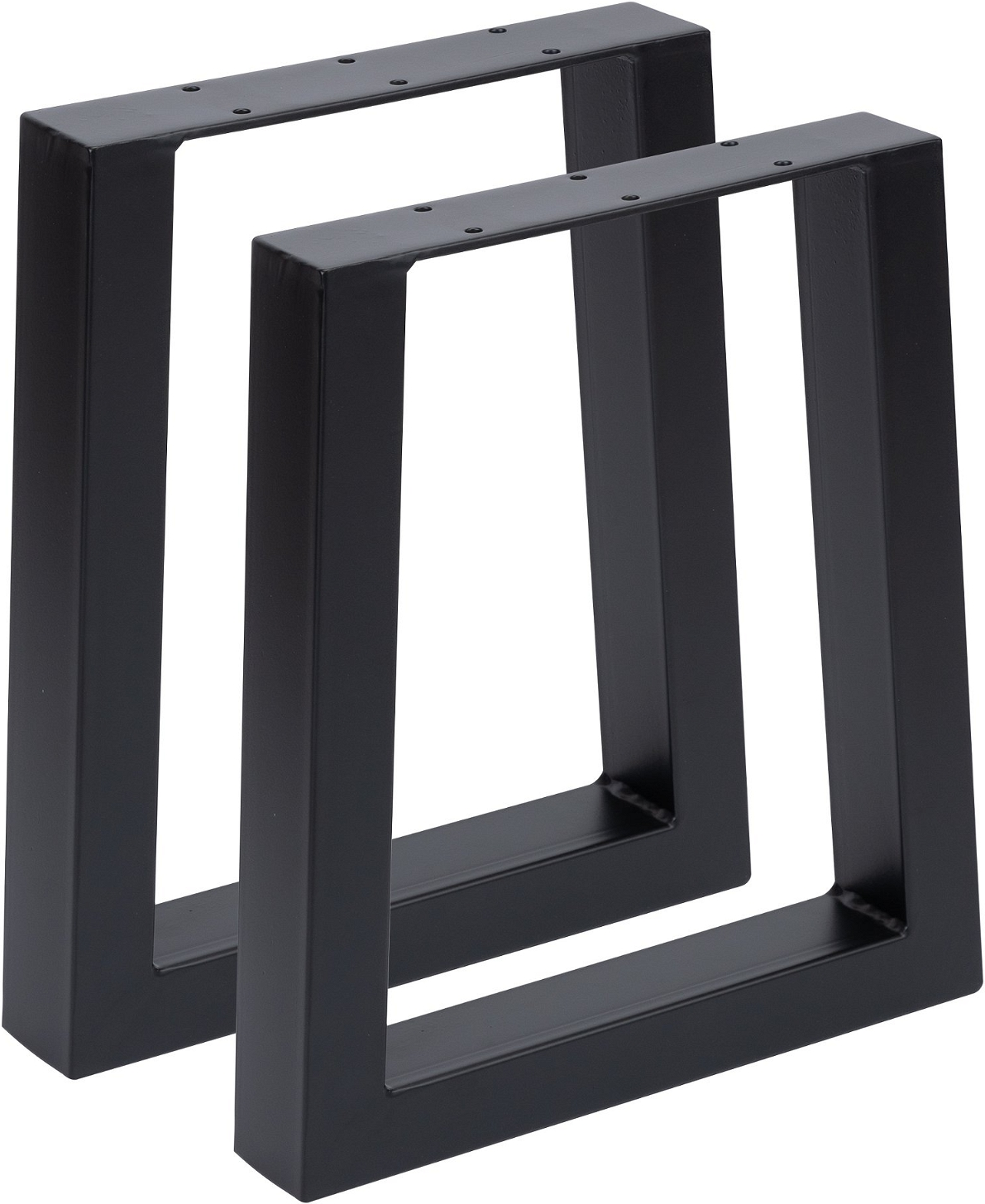 Understel til sofabord - Nielsen Design Liam-serie, sort pulverlakeret metal