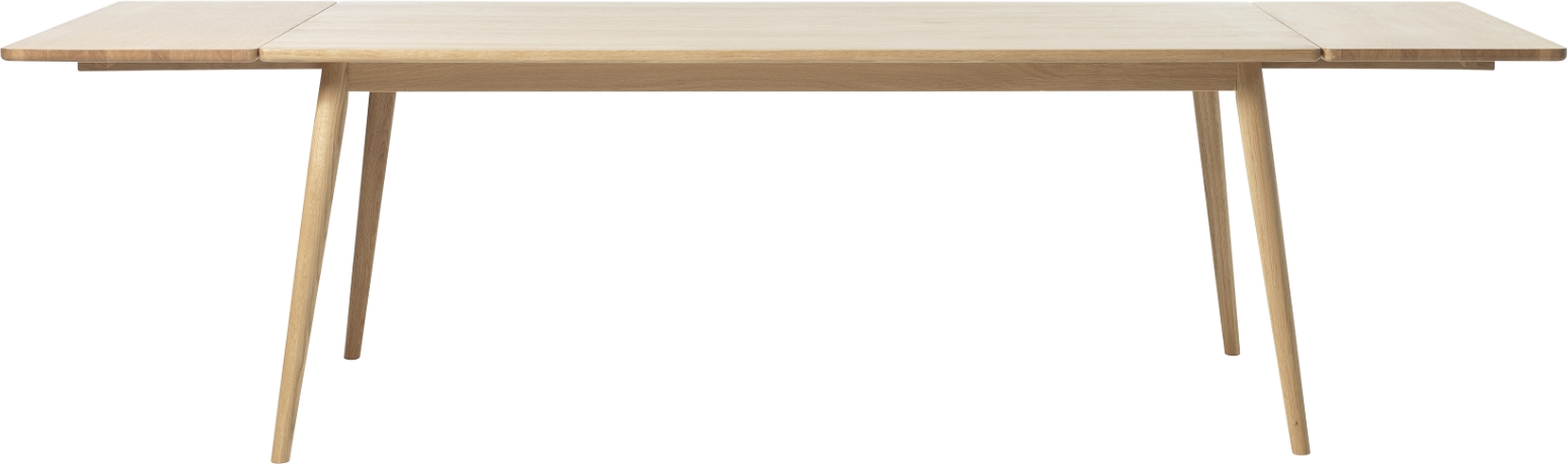 Tillægsplade Nordique Design Barrali i massivt egetræ 90x45 cm mat PU-lak