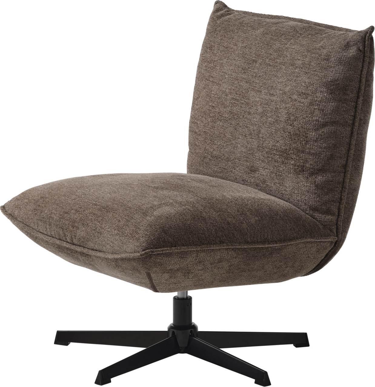 Loungestol Nordique Design Fraser - choco Sea 442 Mocca chenille, metalramme, H88 x B70 x D83 cm, bæredygtig