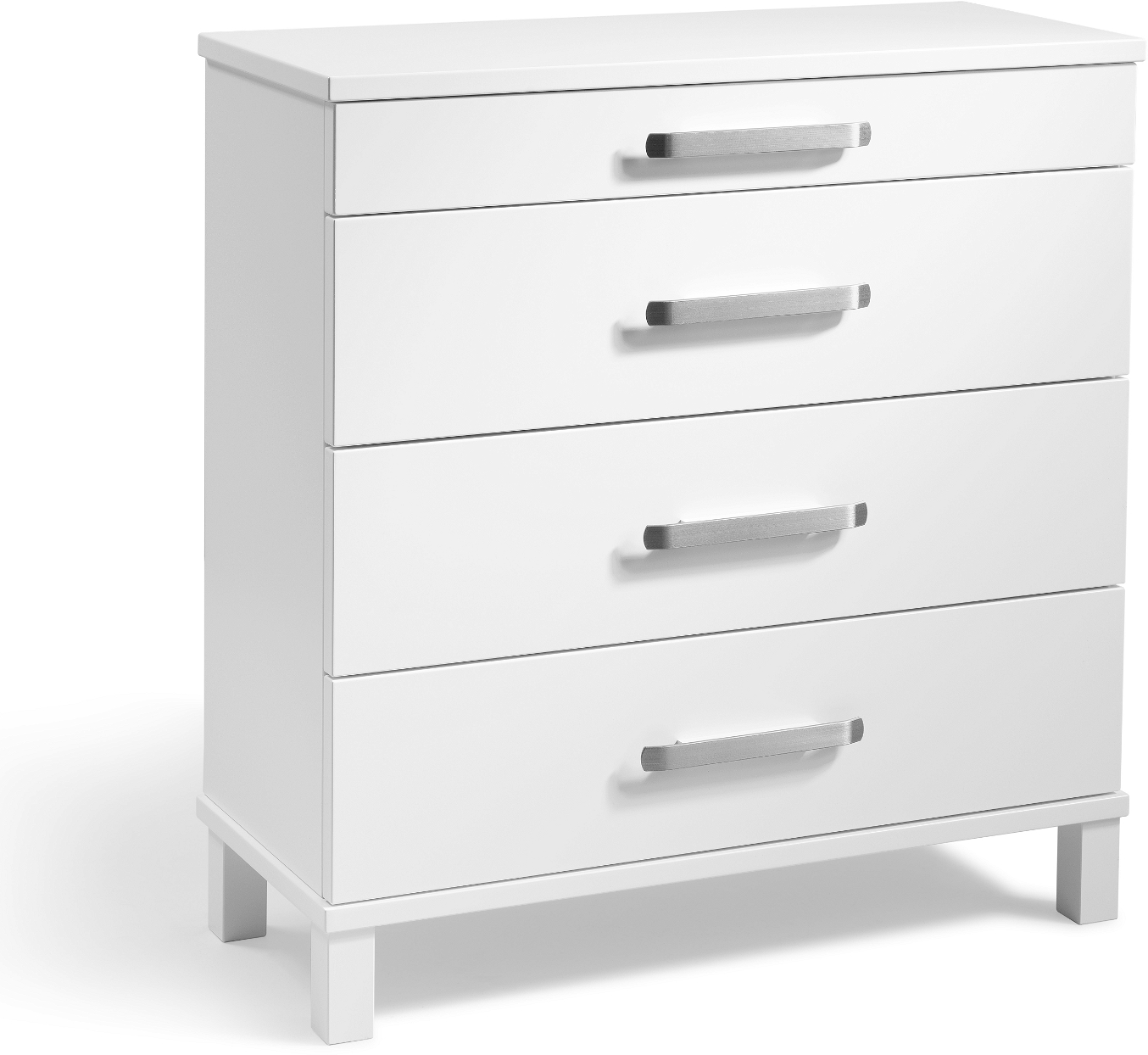 Kommode Oscarssons Möbel Nadja hvidlak MDF med 3 skuffer 75x70x31 cm