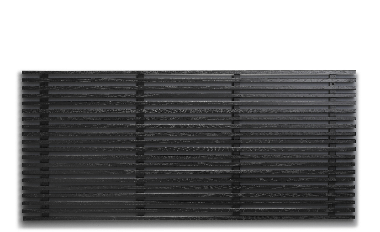 Sengegavl Oscarssons Möbel Zece sortbejdset massiv ask 84x184x4,5 cm