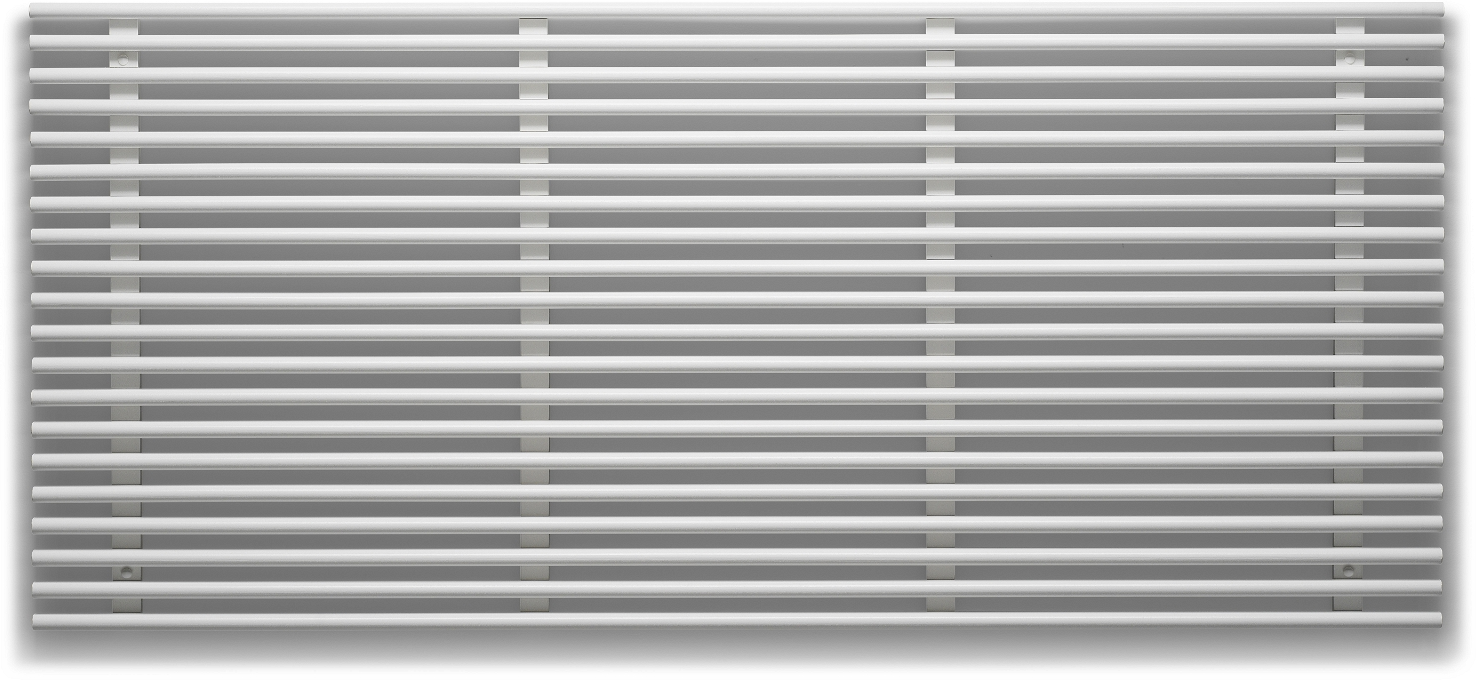 Sengegavl til dobbeltseng Oscarssons Möbel Zana hvid lak massiv birk H84xB184 cm