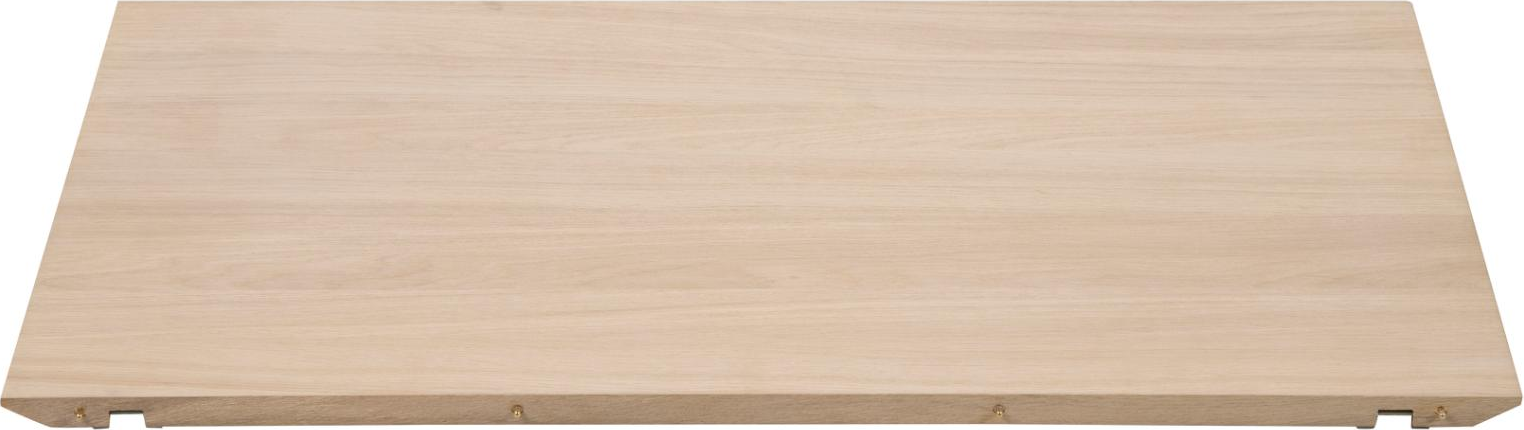 Tillægsplade Signature Wionna hvidpigmenteret egetræsfinér 100x50x2,5 cm