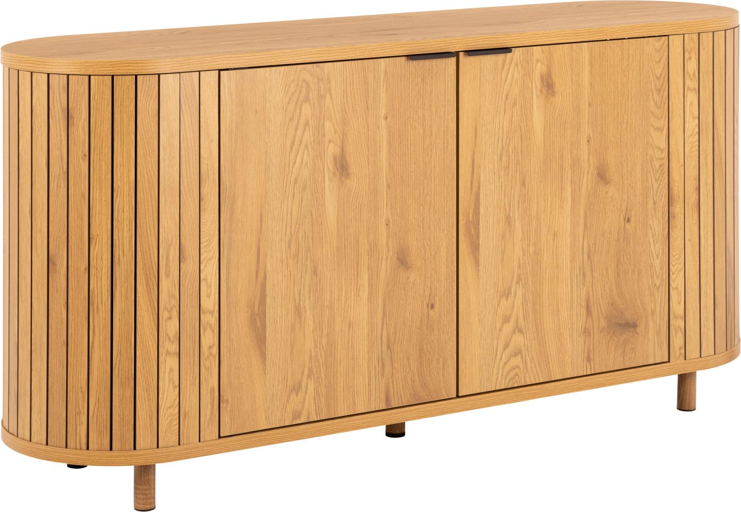 Skænk / sideboard Signature Honira - Mat vild eg - H80xB160xD45 cm - 2 hylder - MDF melamin