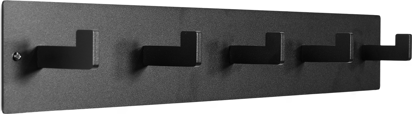 Knagerække Spinder Design Leatherman sort pulverlakeret stål 70 cm