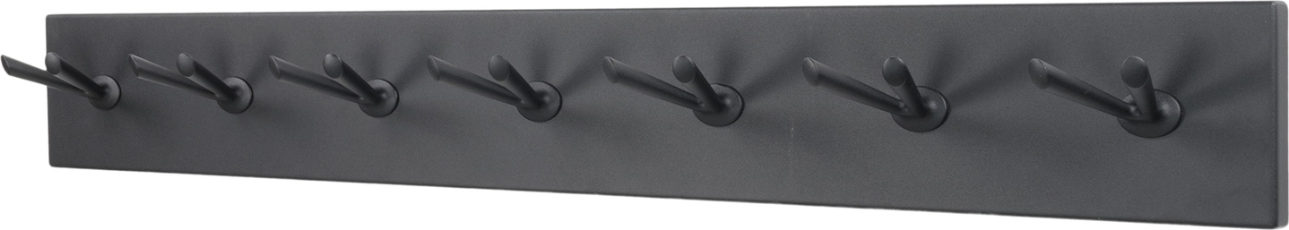 Entré-knagerække Spinder Design Pull i sort pulverlakeret stål med 6 kroge